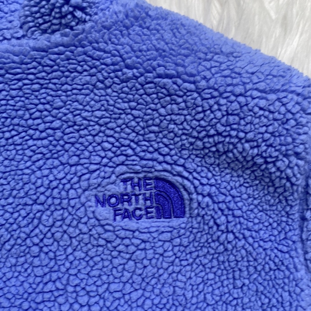 The North Face sz. 14/16 reversible fleece hooded jacket.l - Picture 6 of 12